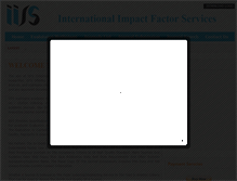 Tablet Screenshot of impactfactorservice.com